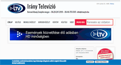 Desktop Screenshot of iranytv.hu