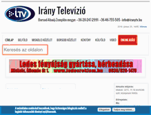 Tablet Screenshot of iranytv.hu